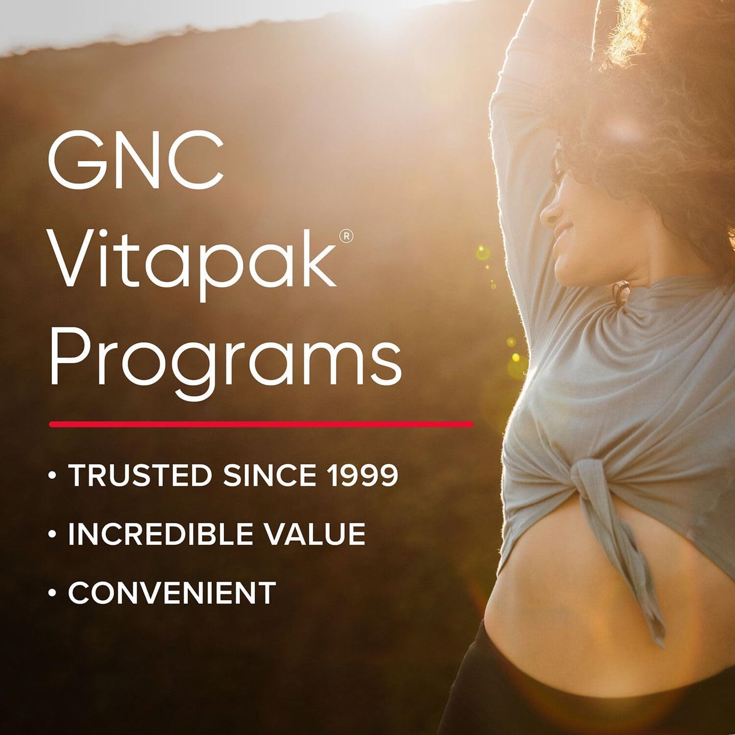 GNC Women’s Menopause Support Vitapak Program, Complete Nutrition 4 Products in 1, Hot Flash Support, Hormonal Balance, Black Cohosh, Evening Primrose Oil, 30 Daily Packs