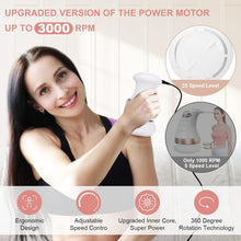 Ambreview Body Sculpting Machine, Cellulite Massager with 5 Massage Heads and 6 Skin Friendly Washable Pads, 25 Levels Adjustable Body Massager for Belly, Waist, Legs, Arms, Butt
