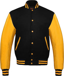 Brutul Bee Original Leather Varsity Letterman Jackets Wool & Leather Original American Style Varsity Jackets