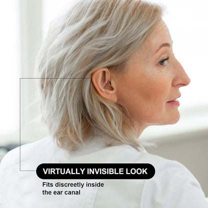OTC Hearing Aids,Wireless Rechargeable Hearing Aids for Seniors,Hearing Amplifiers for The Hearing Loss With Noise Cancellation,Premium Comfort Design and Nearly Invisible,Simple To Operate