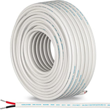 GS Power Marine Wire - 100 Ft, 14 Gauge AWG Electrical Boat Wiring - Oxygen-Free Insulated Black and Red Sheathed Copper