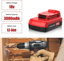 2 Packs 3.0Ah Replacment for Porter Cable 18V Battery Lithium Compatible with Porter Cable 18 Volt Battery PC18B PC188 PC18BL PC18BLX PC18BLEX PCXMVC Cordless Power Tools