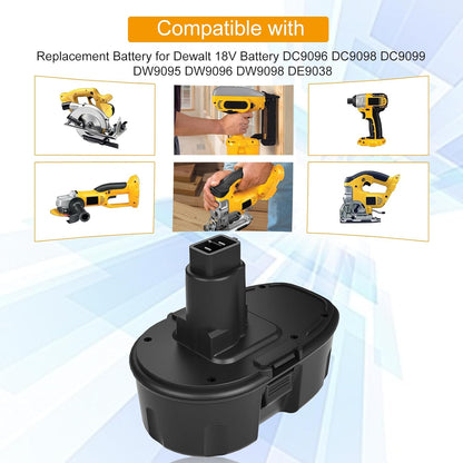 18V For Dewalt 5.5Ah 99Wh DESC15 D9096 DC9096L DC9098 DC9099 Battery Replacement