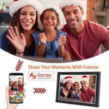 10.5 Inch WiFi Digital Photo Frame, IPS HD Touch Smart Photo Frame, 32GB Storage, Auto-Rotate, Easily Set to Share Photos or Videos Via Frameo APP, Highly Giftable