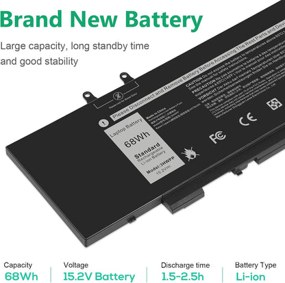 Fancy Buying 3HWPP Laptop Battery for Dell Latitude 5401 5410 5411 5501 5510 5511 Precision 3541 3551 INSPIRON 7706 2-in-1 INSPIRON 17 7500/7506 2-in-1 03HWPP 10X1J N2NLL 1VY7F 3YNXM 451-BCMN
