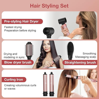 Brightup Air Styler, Professional Hair Dryer Brush
