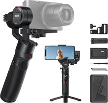 ZHIYUN Crane-M2 [Official] Gimbal Stabilizer for Camera，3-in-1 Light Weight Gimbal for Smartphone, Sports Action Camera, GoPro and Mirrorless Camera, with Smartphone Clamp, Tripod