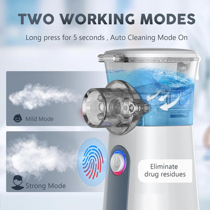 The Nebulizer - Nebulizer for Adults Kids, Portable Nebulizer Machine, Handheld Mesh Nebulizer for Home use Travel