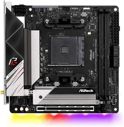 ASRock B550 Phantom Gaming-ITX/AX Supports 3rd Gen AMD AM4 Ryzen™ / Future AMD Ryzen™ Processors Motherboard