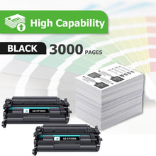Toner Cartridge Replacement for HP 58A CF258A, Black, 2 Pack
