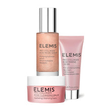 ELEMIS Pro-Collagen Rose Icons, Cleanse Plump & Hydrate, Holiday Skin Care Gift Set for Women