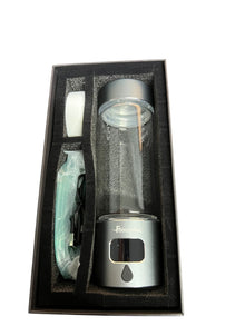 Hydrogen Water Bottle Generator, Portable Hydrogen Water Ionizer Machine Rechargeable,Hydrogen Rich Water Glass Health Cup for Travel