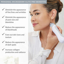PMD Personal Microderm Elite Pro - At-Home Microdermabrasion Machine with Kit for Face and Body - Exfoliating Crystals and Vacuum Suction for Fresh and Radiant Skin - Three Speed and Suction Options