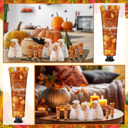 48 Sets Fall Hand Cream Bulk A Little Pumpkin Baby Shower Hand Cream Gifts Baby Shower Party Favors for Guests Travel Size Lotion for Autumn Thanksgiving Party Supplies(Little Pumpkin)