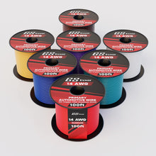 GS Power 14 Gauge 7 Color Combo Automotive Low Voltage Primary Wire 100 ft Roll (700 ft Total) for Car Stereo Audio Amplifier Remote Trailer Harness Hookup Wiring