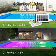 Yichuke Pool Lights for Above Ground Pools IP68, Upgraded Waterproof Pool Light for Inground Under Water with Remote (200ft), 4 Magnets, 4 Suction Cups and 16 RGB Dynamic Color