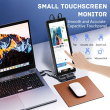 AIDA64 Mini Monitor 7.8 Inch HD 1280x400P Portable Screen, HDMI & USBC IPS Display, 350cd/ Brightness, Built-in Kickstand