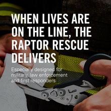 LEATHERMAN, Raptor Rescue, 6-in-1 Heavy-Duty Emergency/Trauma Shears, Made in the USA, Utility Holster Included