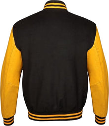 Brutul Bee Original Leather Varsity Letterman Jackets Wool & Leather Original American Style Varsity Jackets