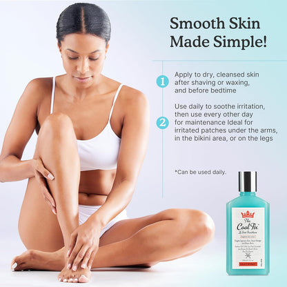 Shaveworks The Cool Fix Aftershave for Women: Pubic Hair Removal, Razor Bumps, Razor Burns, Ingrown Hair Treatment – After Shaving Post Waxing Bikini Area Moisturizing Skin Care Gel 5.3 Fl Oz