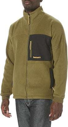 Timberland Men's Polartec Mix Media Full Zip Fleece Size S