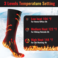 Rechargeable Heated Socks Men Women - Washable Battery Operated Foot Warmer for Ski Hunting - Electric Winter Heating Socks for Work Boot Toe Sleep Bed Indoor Outdoor Sports Walking Research