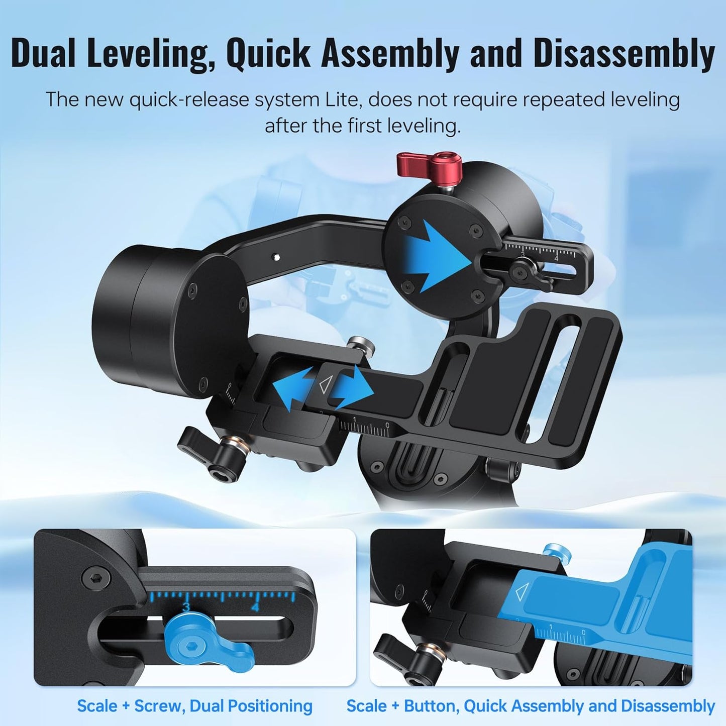 ZHIYUN Crane-M2 [Official] Gimbal Stabilizer for Camera，3-in-1 Light Weight Gimbal for Smartphone, Sports Action Camera, GoPro and Mirrorless Camera, with Smartphone Clamp, Tripod