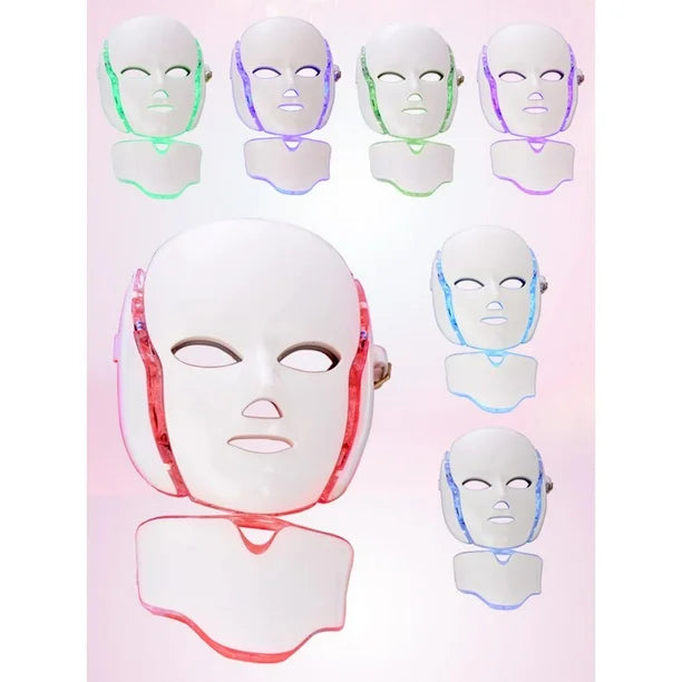 7 for face, anti-aging photon light skin therapy, for facial care with Salvador Portable light facial therapy