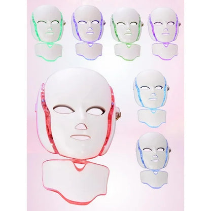 7 for face, anti-aging photon light skin therapy, for facial care with Salvador Portable light facial therapy