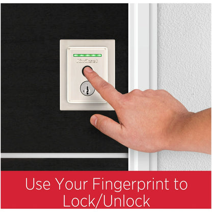 Kwikset 959Cntfprt Halo Contemporary Smartkey Electronic Fingerprint Keyless Entry Wifi