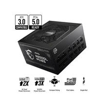 MSI - MAG A850GL PCIE 5.0, 80 GOLD Fully Modular Gaming PSU, 12VHPWR Cable, ATX 3.0 Compatible, 850W Power Supply
