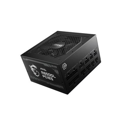 MSI - MAG A850GL PCIE 5.0, 80 GOLD Fully Modular Gaming PSU, 12VHPWR Cable, ATX 3.0 Compatible, 850W Power Supply