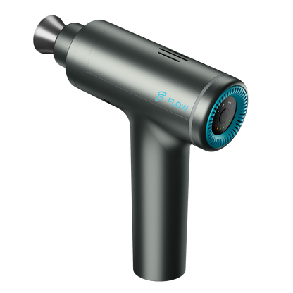 Flow Move Massage Gun Muscle Massager with 12 mm Amplitude USB-C Charging Port Massage Gun for Muscle Relaxation and Regeneration Strong Under 35dB Quiet, Blue