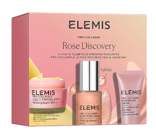 ELEMIS Pro-Collagen Rose Icons, Cleanse Plump & Hydrate, Holiday Skin Care Gift Set for Women