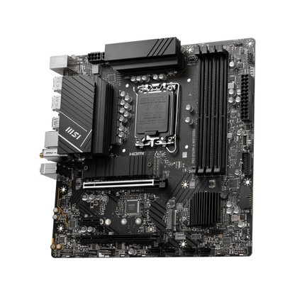 MSI PRO B760M-A WIFI DDR4 LGA 1700 (Intel 12th&13th Gen) SATA 6Gb/s Micro ATX Motherboard,WiFi 6,Intel,2.5Gb LAN