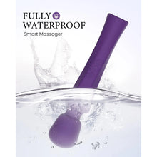 PinkScrew Cordless Electric Neck Massager, Handheld Rechargeable Waterproof Muscle Massager (Deep Purple)