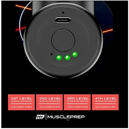 MusclePrep Portable Mini Massage Gun - Rechargeable Quiet Muscle Massage Gun