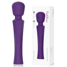 PinkScrew Cordless Electric Neck Massager, Handheld Rechargeable Waterproof Muscle Massager (Deep Purple)